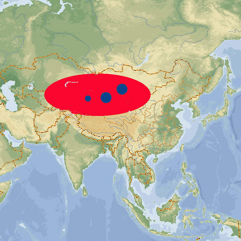 119 004 001 002 camelus bactrianus map