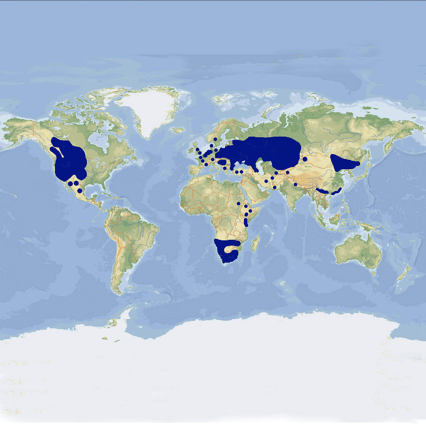 208 001 002 007 podiceps nigricollis map breeding