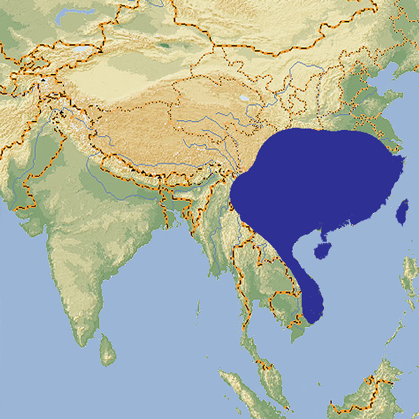 227 051 001 004 acridotheres cristatellus map