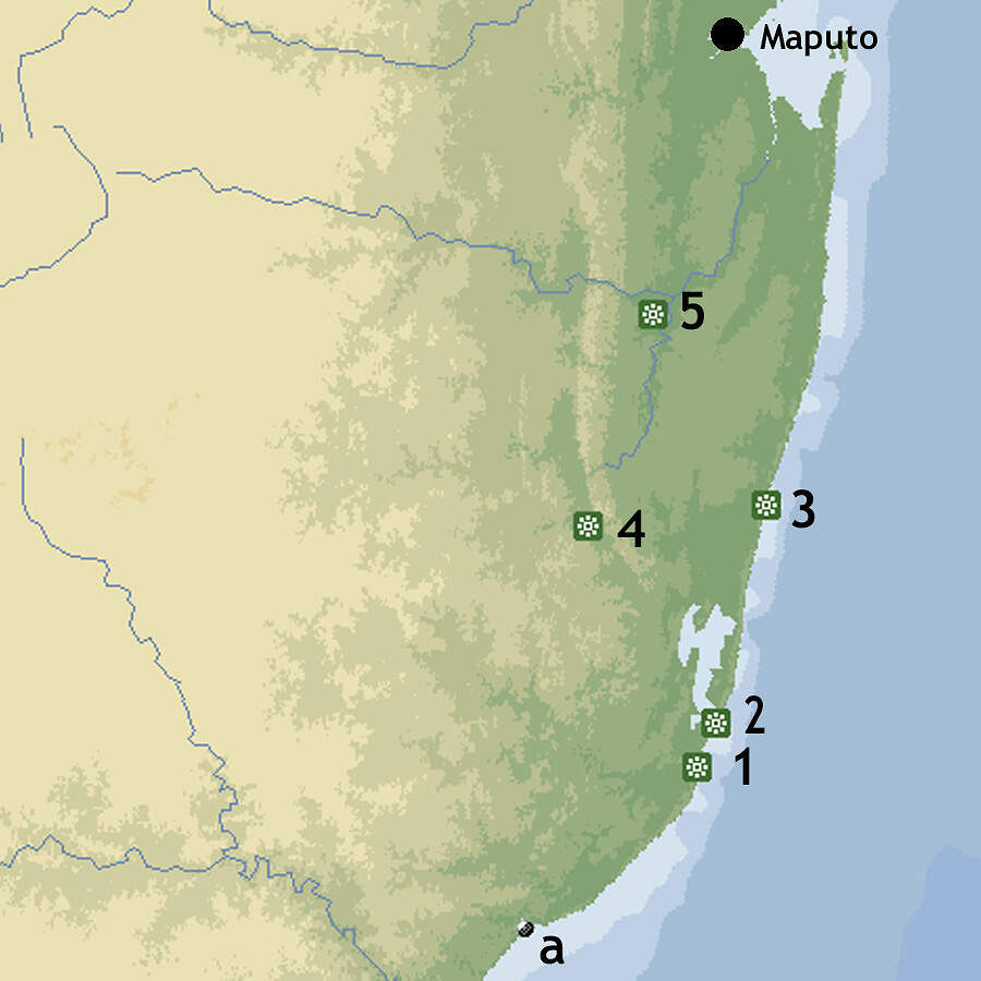 southafrica feuchtwald map